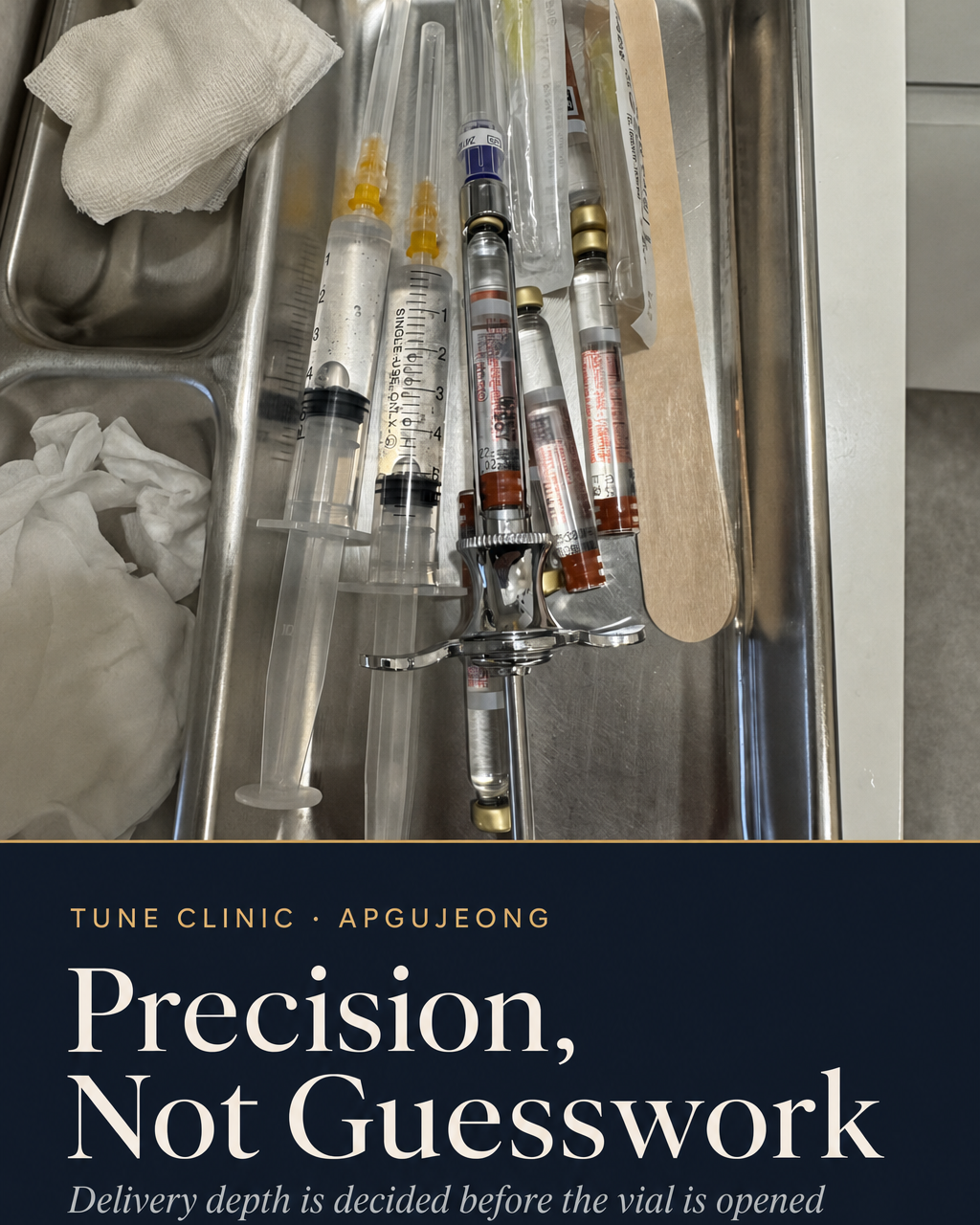 Precision, Not Guesswork — Delivery depth is decided before the vial is opened