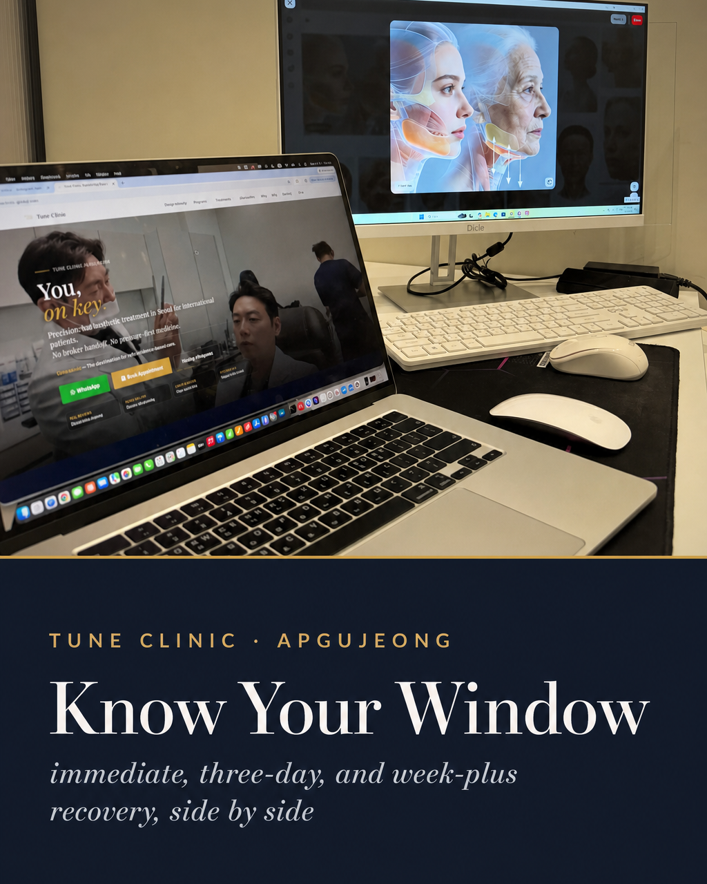 Know Your Window — immediate, three-day, and week-plus recovery, side by side