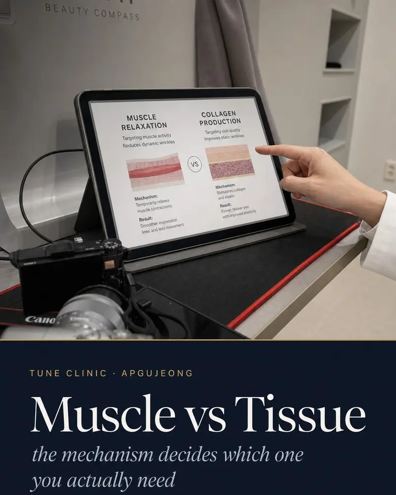 Muscle vs Tissue — the mechanism decides which one you actually need