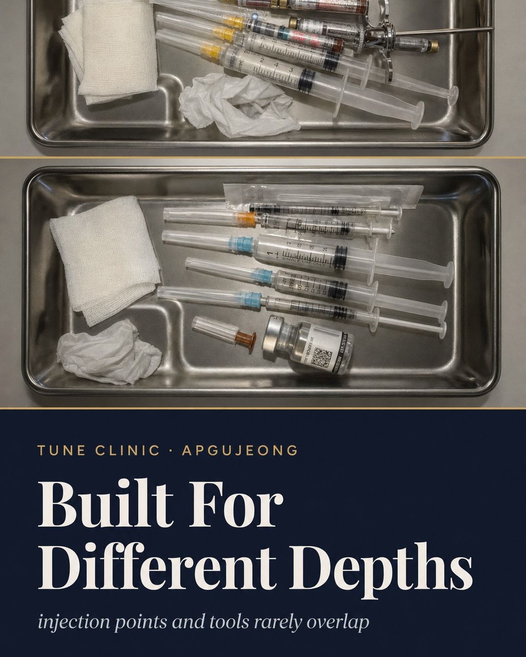 Built For Different Depths — injection points and tools rarely overlap
