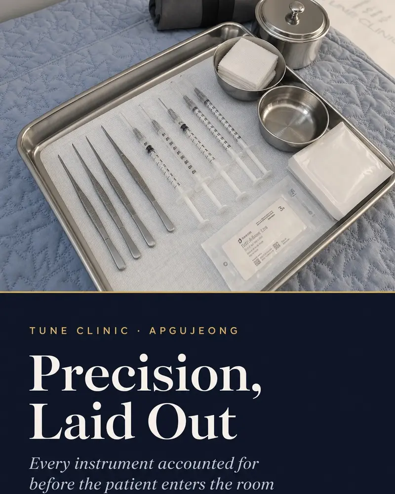 Precision, Laid Out — Every instrument accounted for before the patient enters the room