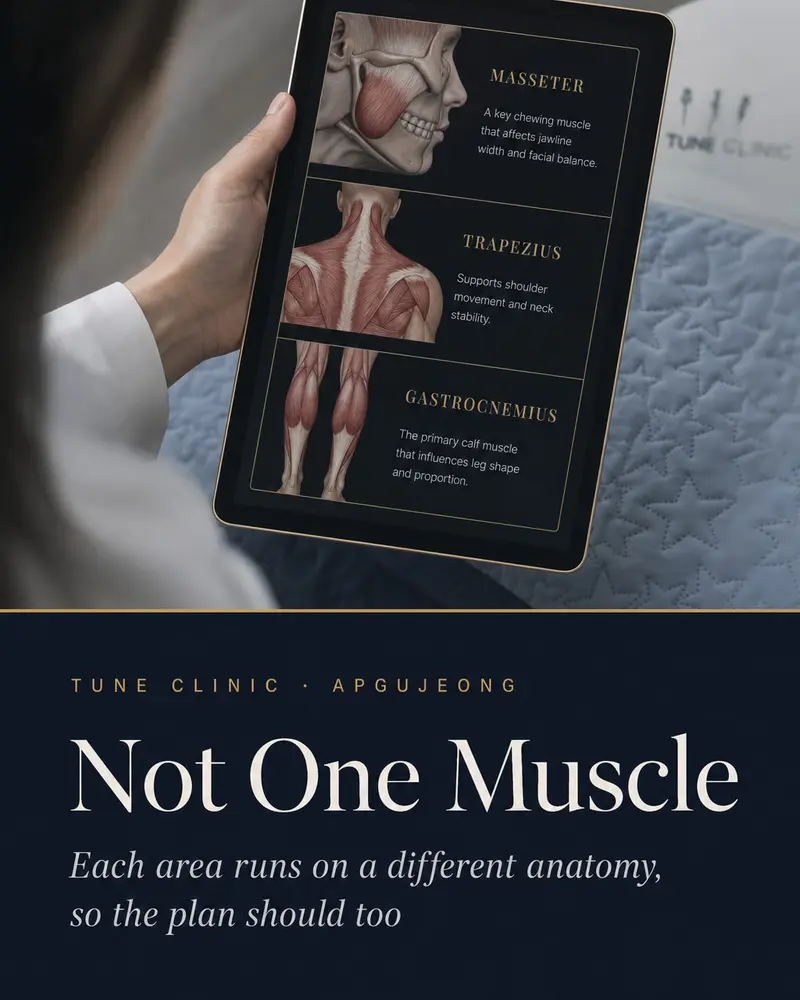 Not One Muscle — Each area runs on a different anatomy, so the plan should too
