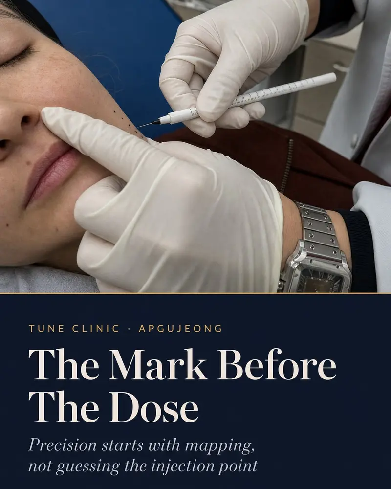 The Mark Before The Dose — Precision starts with mapping, not guessing the injection point