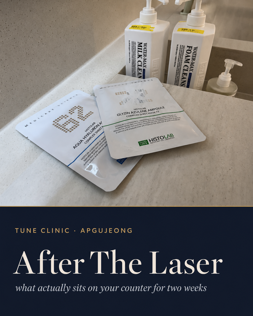 After The Laser — what actually sits on your counter for two weeks